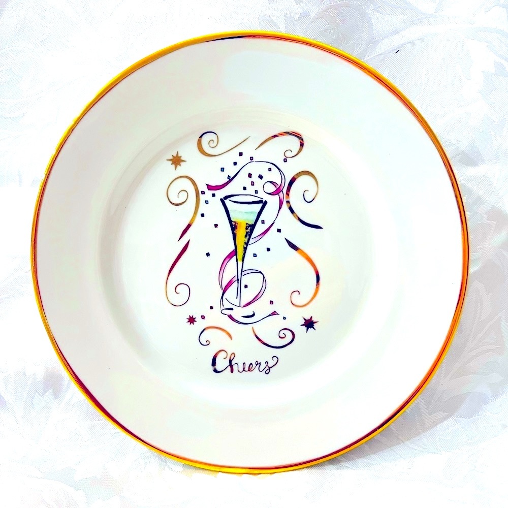 Set of 6 Rosanna plates 8”Diameter.Made in Italy.